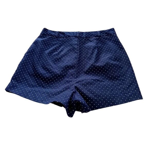 Forever 21 High Rise Polka Dot Shorts Women’s S Blue White Pockets EUC - Picture 2 of 10